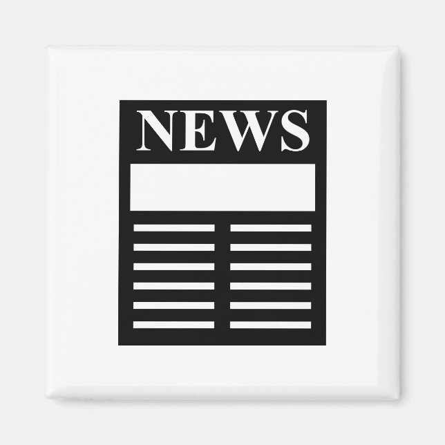 Imán Titulares de noticias (Frente)