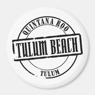 Imán Título de la playa de Tulum