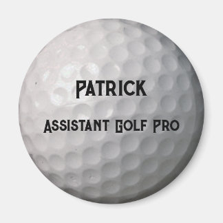 Imán Título del nombre personalizado de la bola de golf