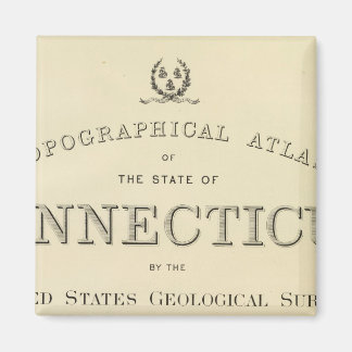 Imán Título Página Topo atlas Connecticut
