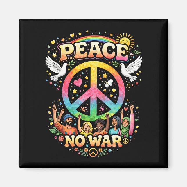 Imán Título: Paz sobre la Guerra (Frente)