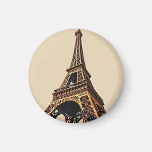Imán Título: Silueta elegante de la Torre Eiffel