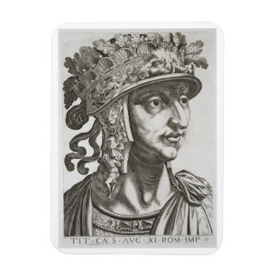 Imán Titus César (39-81 ANUNCIO), 1596 (grabado)