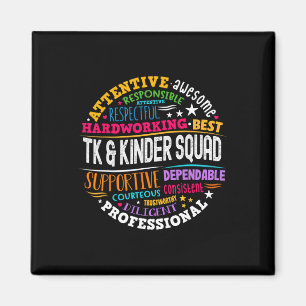 Imán Tk Y Kinder Squad Transitorio De Niños Teac
