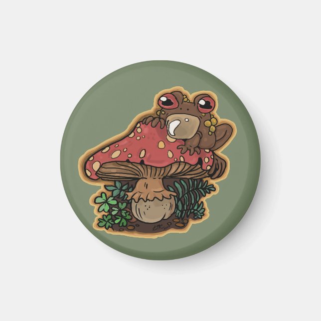 Imán Toad toadstool (Frente)