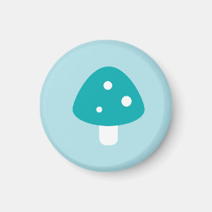 Imán Toadstool verde azulado