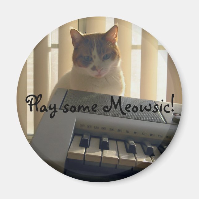 Imán ¡Toca algo de Meowsic! (Frente)