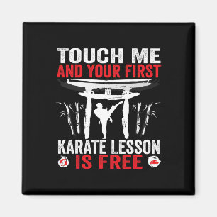 Imán Tócame y tu primera lección de karate es gratis