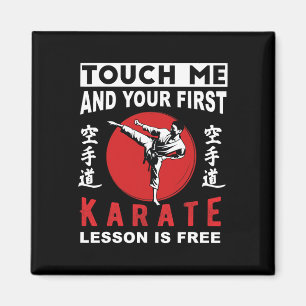 Imán Tócame y tu primera lección de karate es gratis