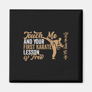 Imán Tócame y tu primera lección de karate es gratis