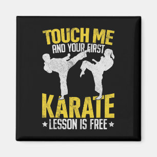 Imán Tócame y tu primera lección de karate es gratis Ma