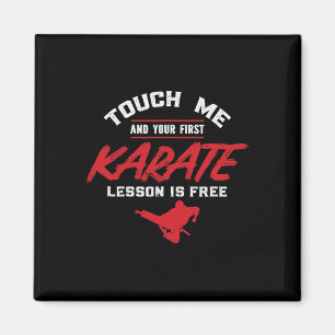 Imán Tócame y tu primera lección es karate gratis