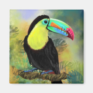 Imán Toco Tropical Exótico Toco Toucan Bird - Pint