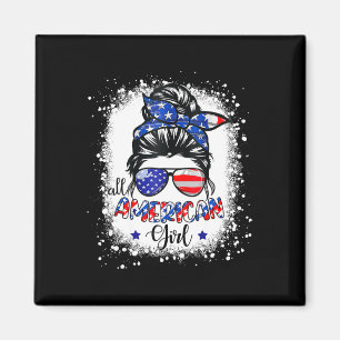 Imán Todas las Chicas norteamericanas camisetas Bandera