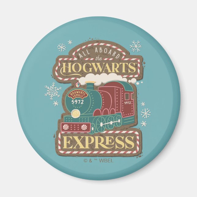 Imán Todas las cookies de los Navidades HOGWARTS™ Expre (Frente)