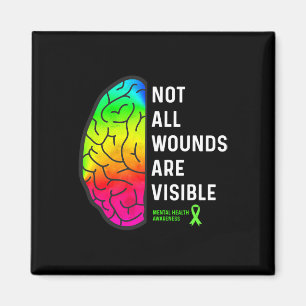 Imán Todas las heridas son visibles - Conciencia sobre