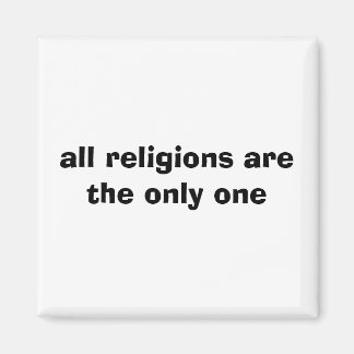Imán todas las religiones son la única