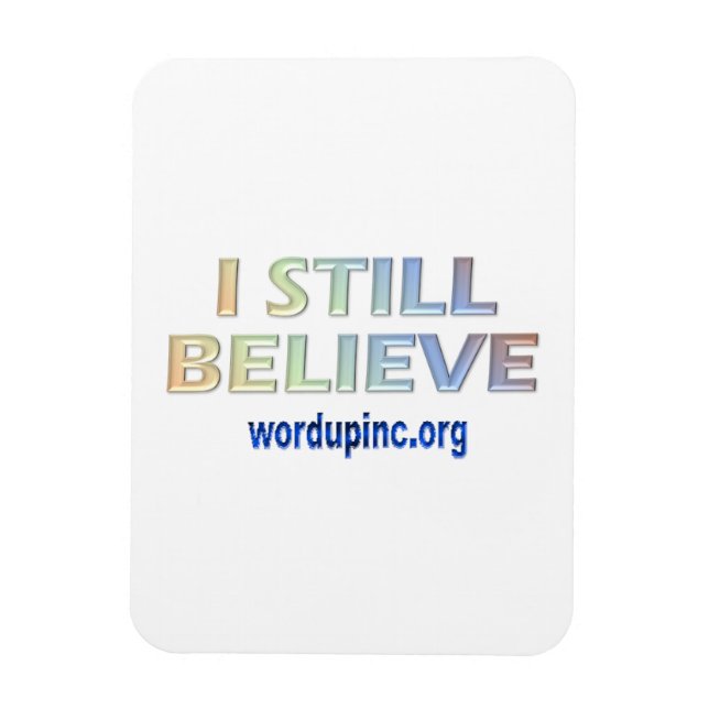 Imán Todavía creo (Vertical)