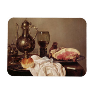 Imán Todavía del desayuno vida (aceite en el panel)