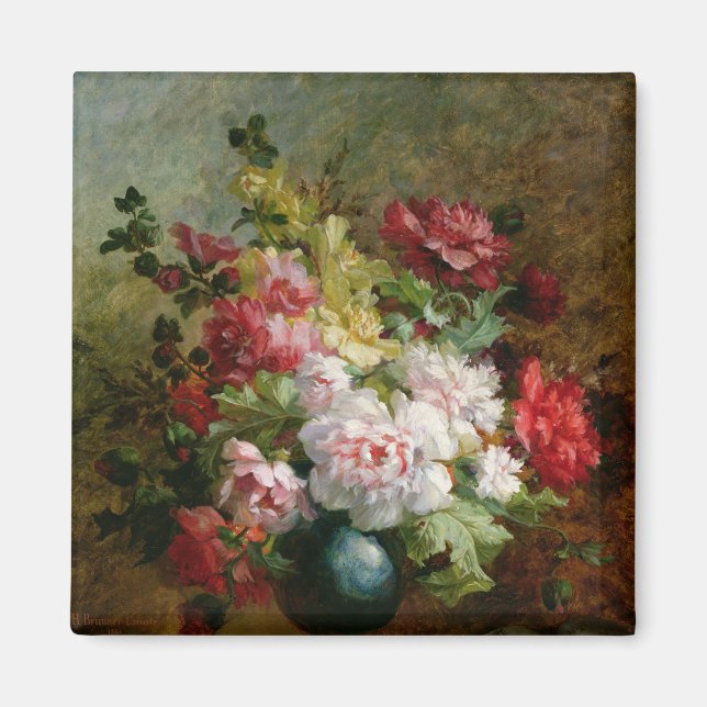 Imán Todavía la vida con flores y música de hojas (Frente)