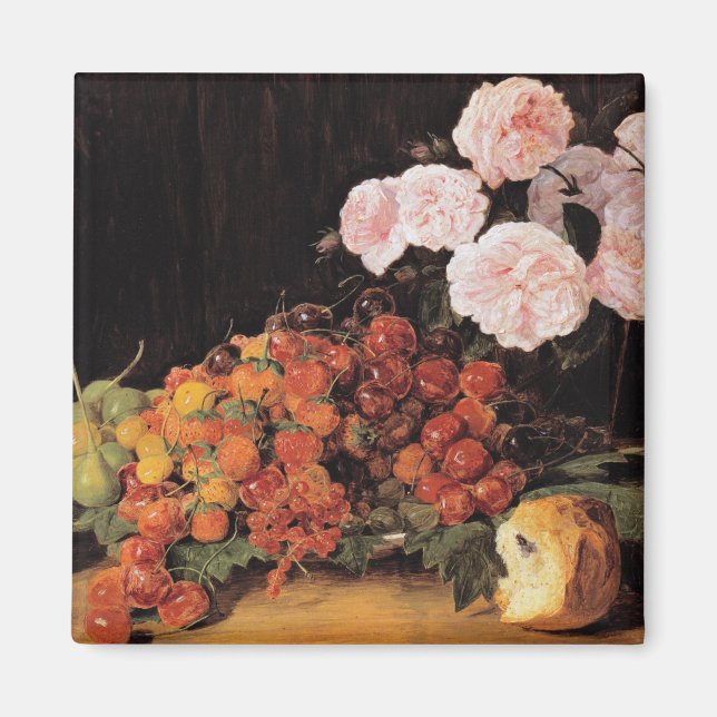 Imán Todavía la vida con Rosas, fresas y pan (Frente)