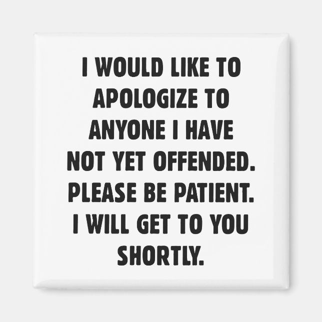 Imán Todavía No Ofendido (Frente)