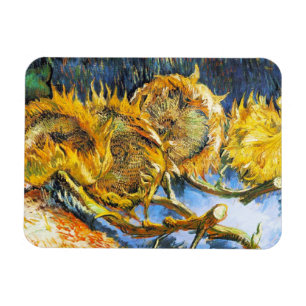 Imán Todavía vida con cuatro girasoles Van Gogh Vincen