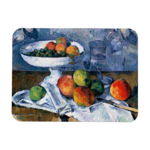 Imán Todavía vida con el plato de fruta