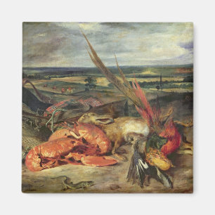 Imán Todavía vida con las langostas, 1826-27