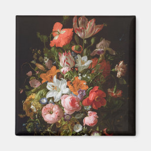 Imán Todavía vida de los lirios de los rosas, tulipane