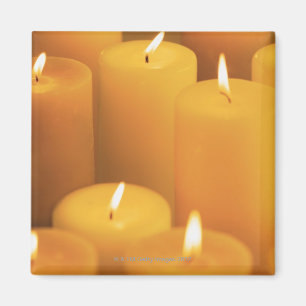 Imán Todavía vida de velas encendidas