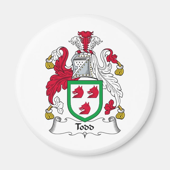 Imán Todd Family Crest (Frente)