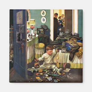 Imán Toddler Empties Purses