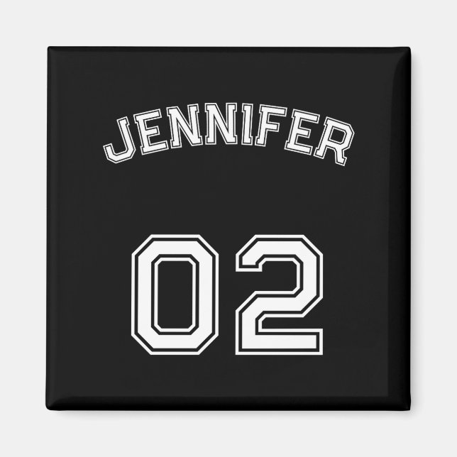 Imán Toddler Teen Girl Name Jersey Number Nk Srts  (Frente)
