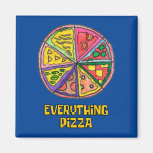 Imán Todo el arte pizza de Kareem