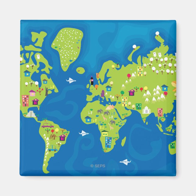 Imán Todo el mundo (Frente)