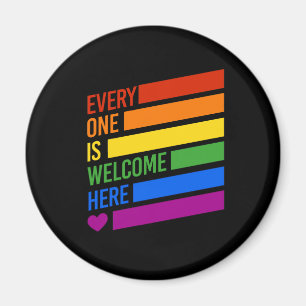 Imán Todo el mundo es bienvenido aquí