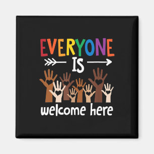 Imán Todo El Mundo Es Bienvenidos Aquí Apoyo De Primera