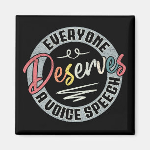 Imán Todo El Mundo Se Merece Una Voz De Voz SLP Vintage