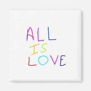 Imán Todo es amor arcoíris orgullo colorido LGBTQ gay j