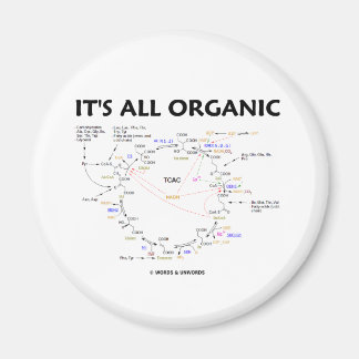 Imán Todo es orgánico (ciclo Krebs / ciclo ácido cítric