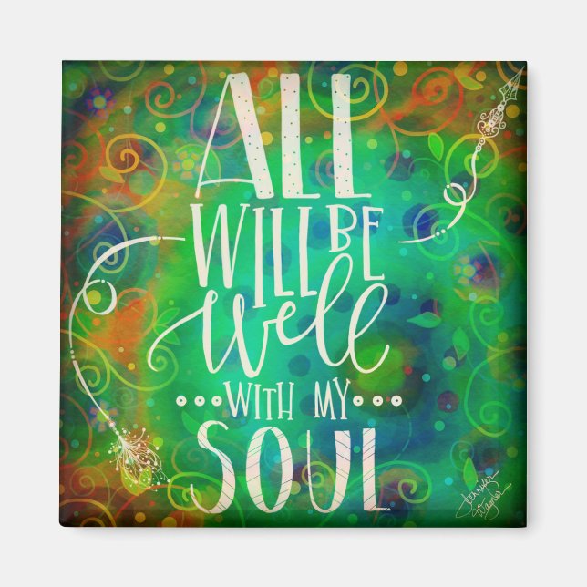 Imán Todo está bien con mi alma (Frente)