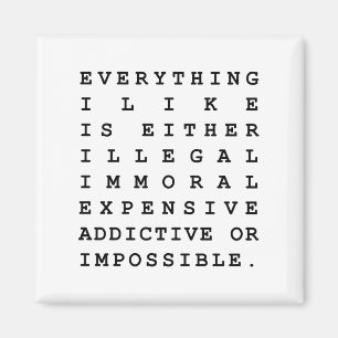 Imán Todo lo que me gusta