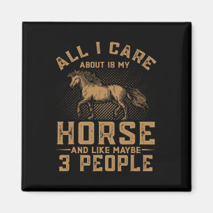 Imán Todo lo que me importa es mi carrera de caballos a