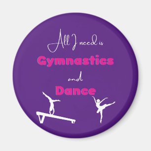 Imán Todo lo que necesito es gimnasia y baile