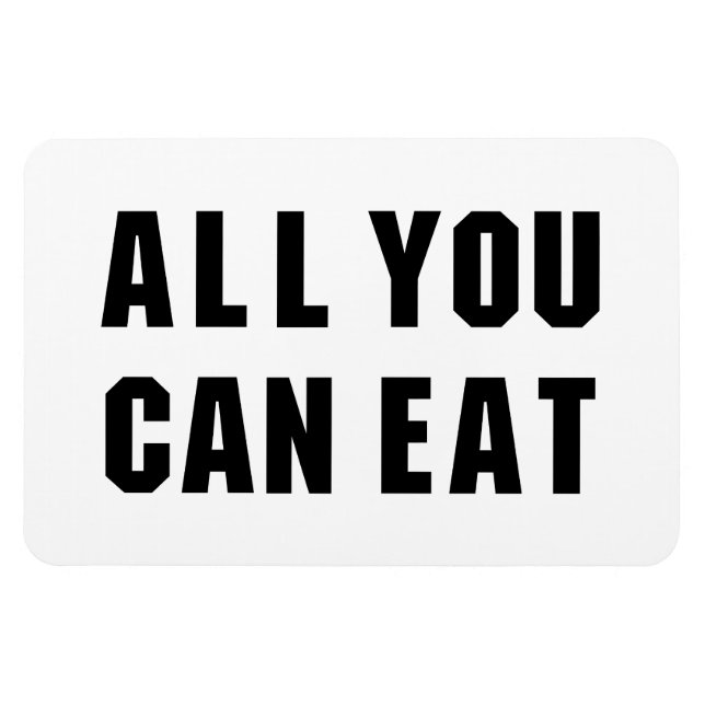 IMÁN TODO LO QUE PUEDES COMER (Horizontal)