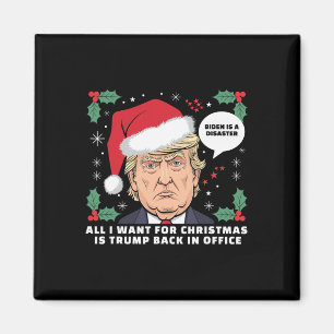 Imán Todo Lo Que Quiero De Los Navidades Es Que Trump V