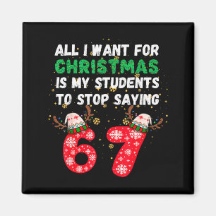 Imán Todo lo que Quiero Navidad Es Que Mis Estudiantes