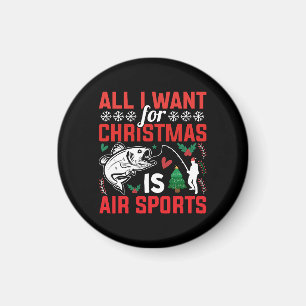 Imán Todo lo que quiero para Navidad es deportes aéreos