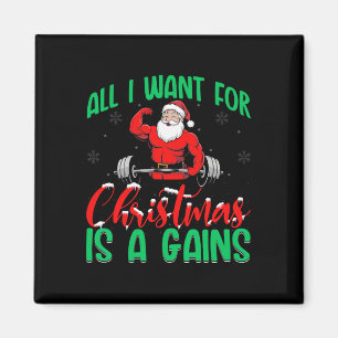 Imán Todo lo que quiero para Navidad es ganancias cultu